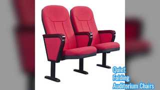 튼튼한 접이식 강당 의자 태블릿 없음