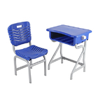 Plastic Single OEM ODM Kids Study Desk And Chair / Student Study Table Chair